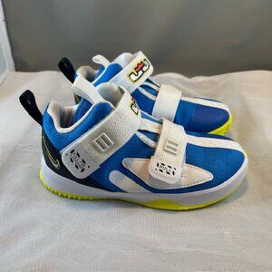 Nike Lebron 13 Toddler Size 9C Blue Athletic Walking Shoes Sneakers CI7524-401